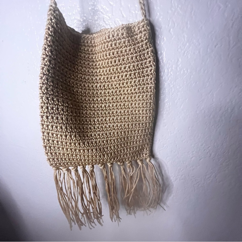 Geometric Crossbody Crochet Festival Pouch Bag​ - Picture 12 of 15
